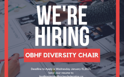 Applications now open for the OBHF Diversity Chair position 